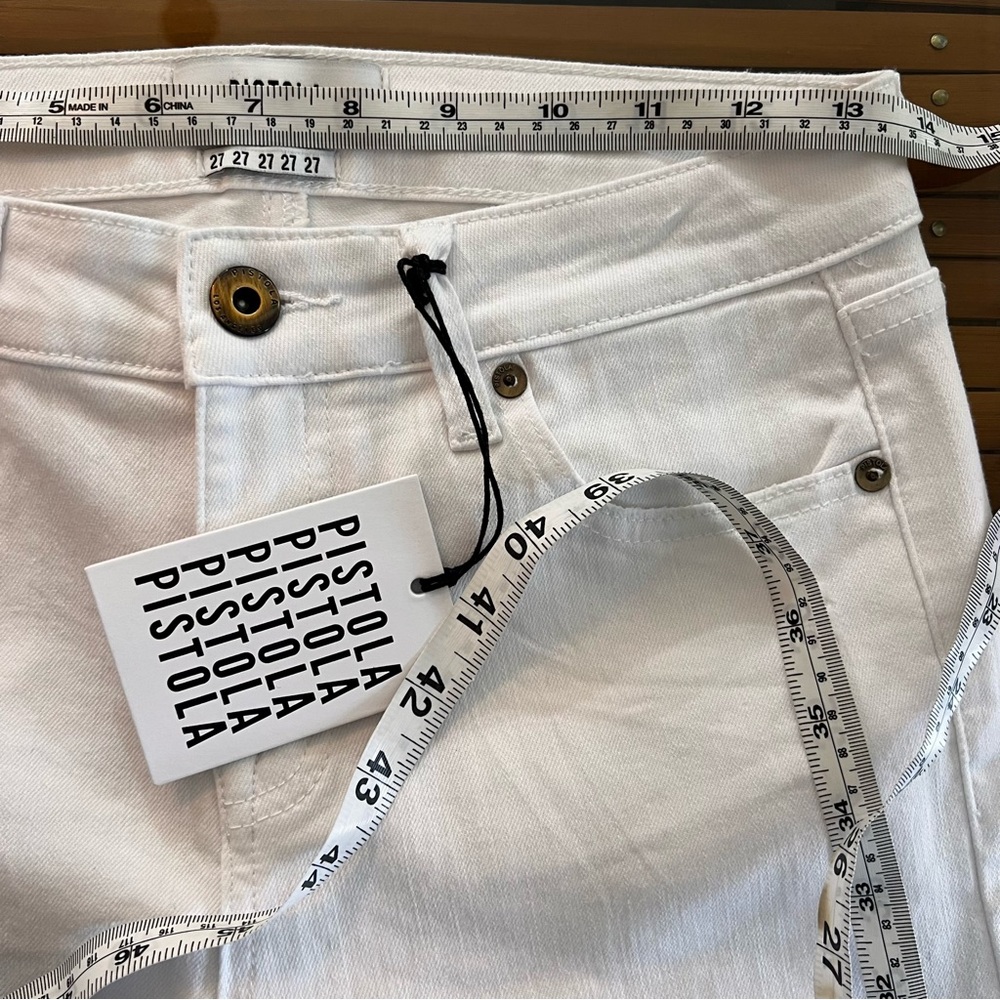 PISTOLA Jennifer Oslo white skinny jeans - Picture 7 of 8